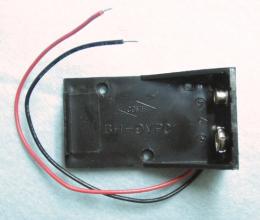 006P用バッテリーBスナップ付き電池ホルダー　BH-9VPC